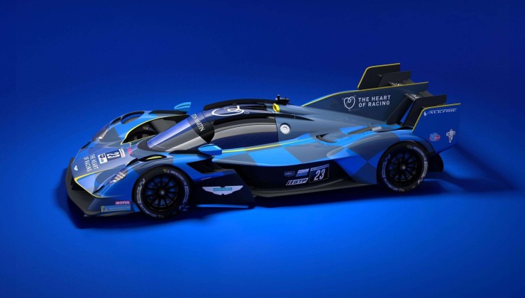 Aston Martin Valkyrie com pintura azul será usada nos Estados Unidos