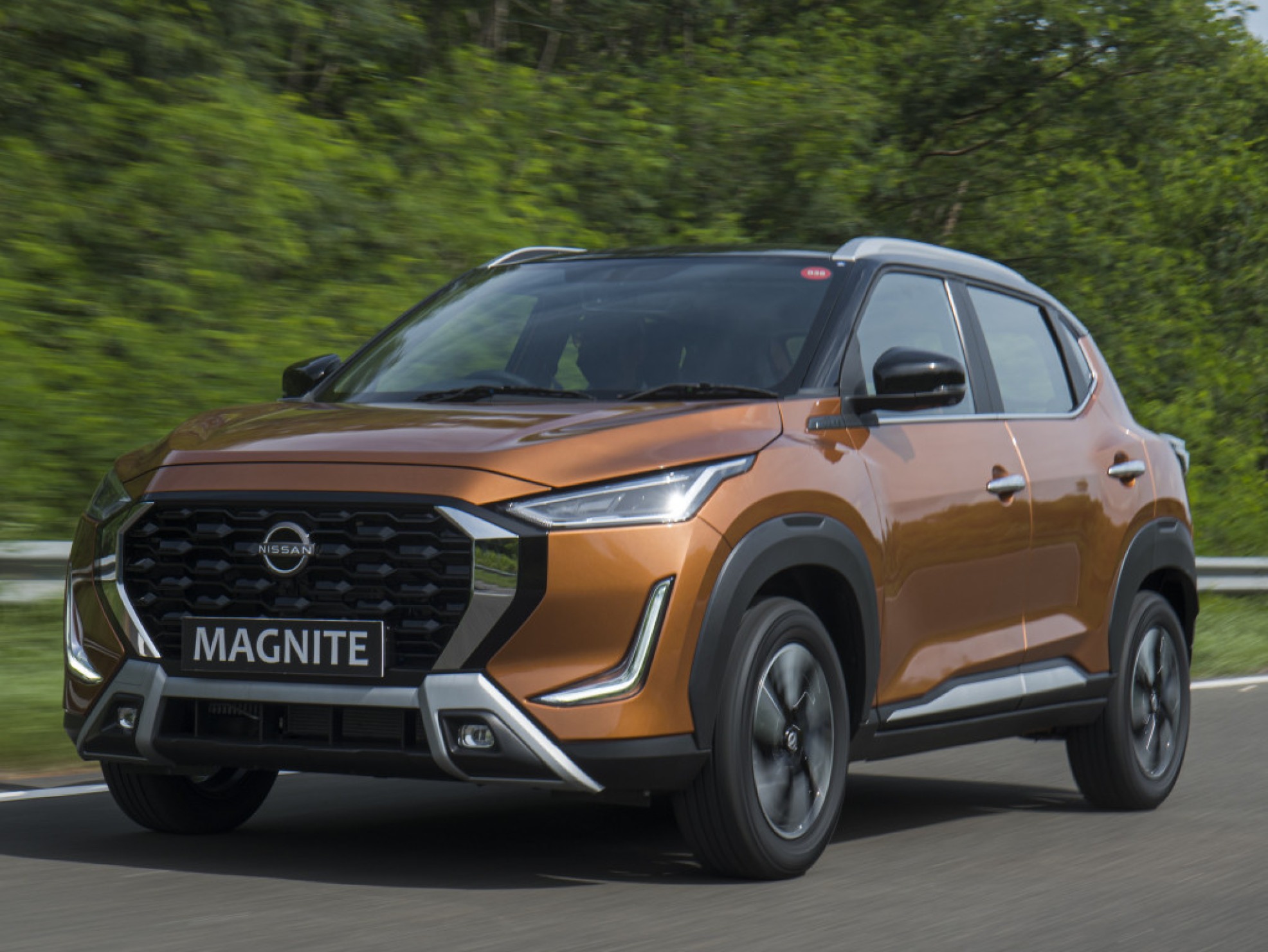 Nissan Magnite até lembra o Kicks em termos visuais