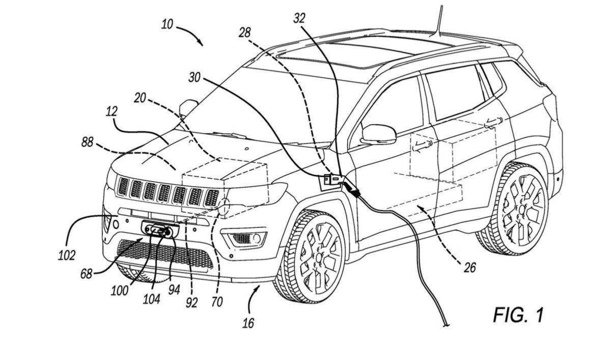 Projeto do guincho elétrico patenteado pela Jeep