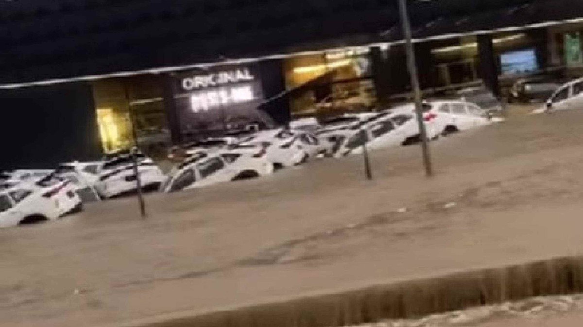 Carros da GWM boiando em Guarulhos (SP) após forte chuva