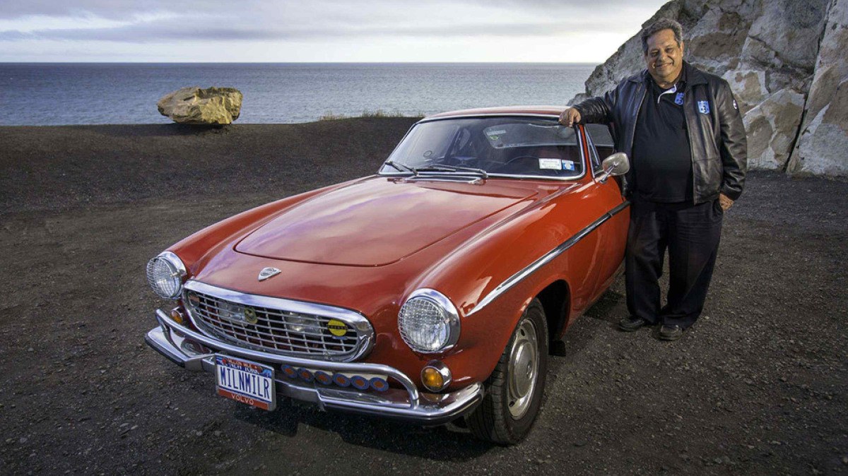 Irv Gordon e seu Volvo P1800 vermelho de 1966
