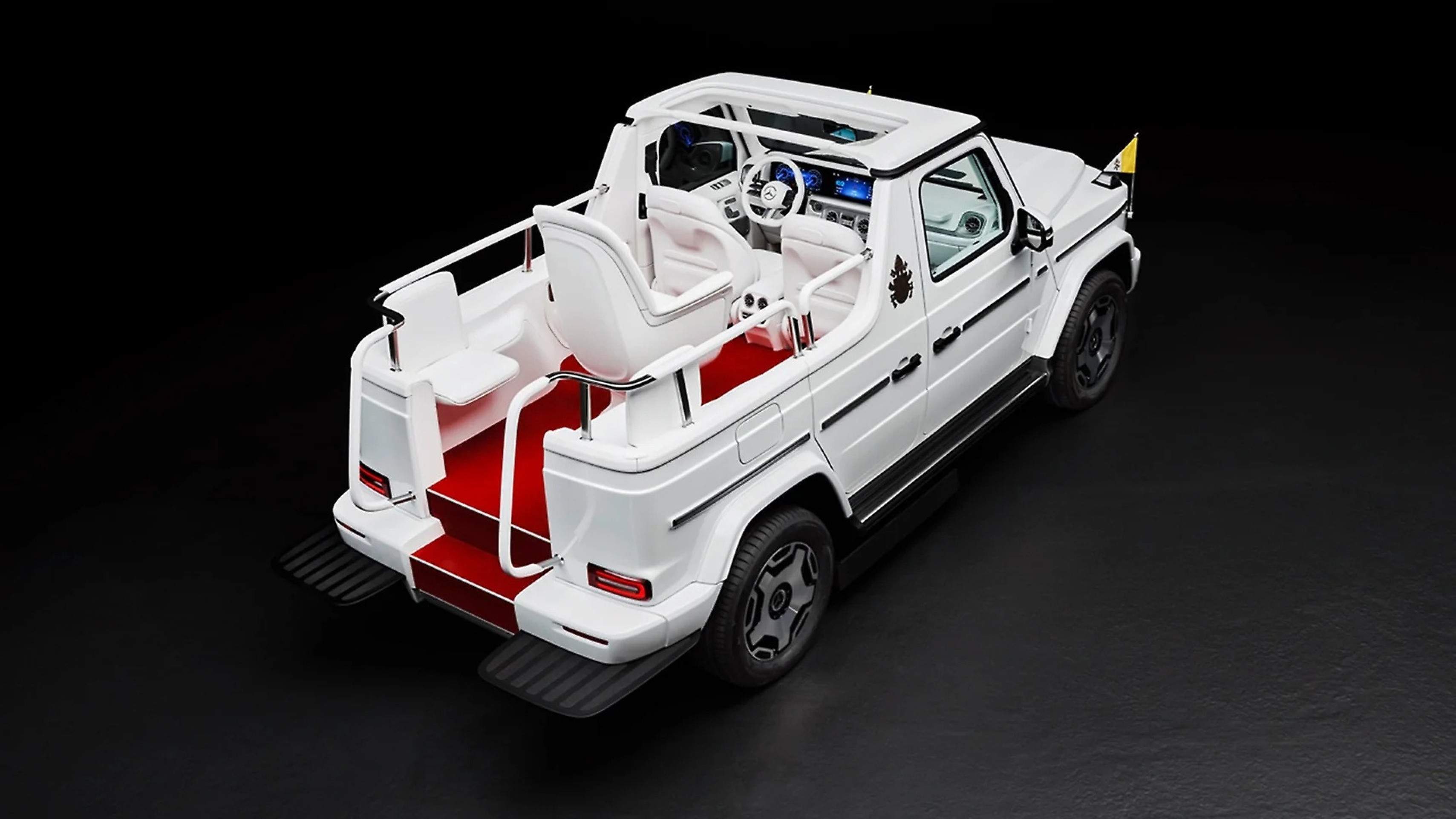 Papamóvel elétrico da Mercedes-Benz