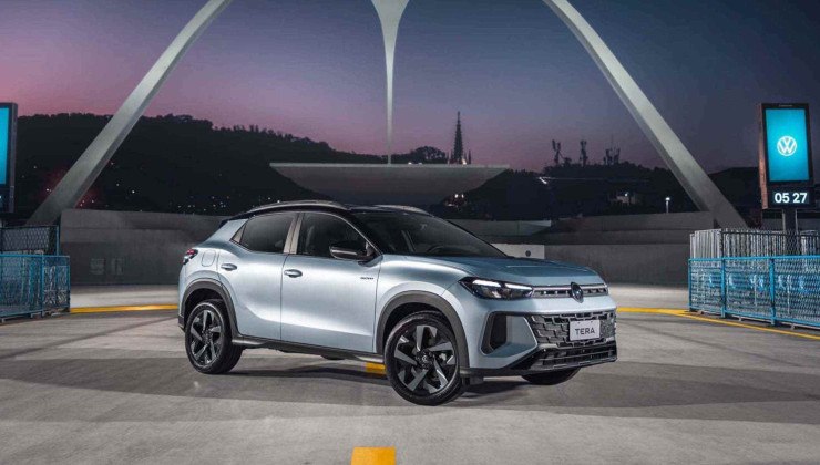Volkswagen Tera é o primeiro carro a ser lançado na Marquês de Sapucaí no Rio de Janeiro -  (crédito: Divulgação/Volkswagen)