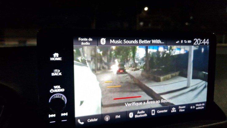 Câmera sistema Lane Watch Honda Civic híbrido