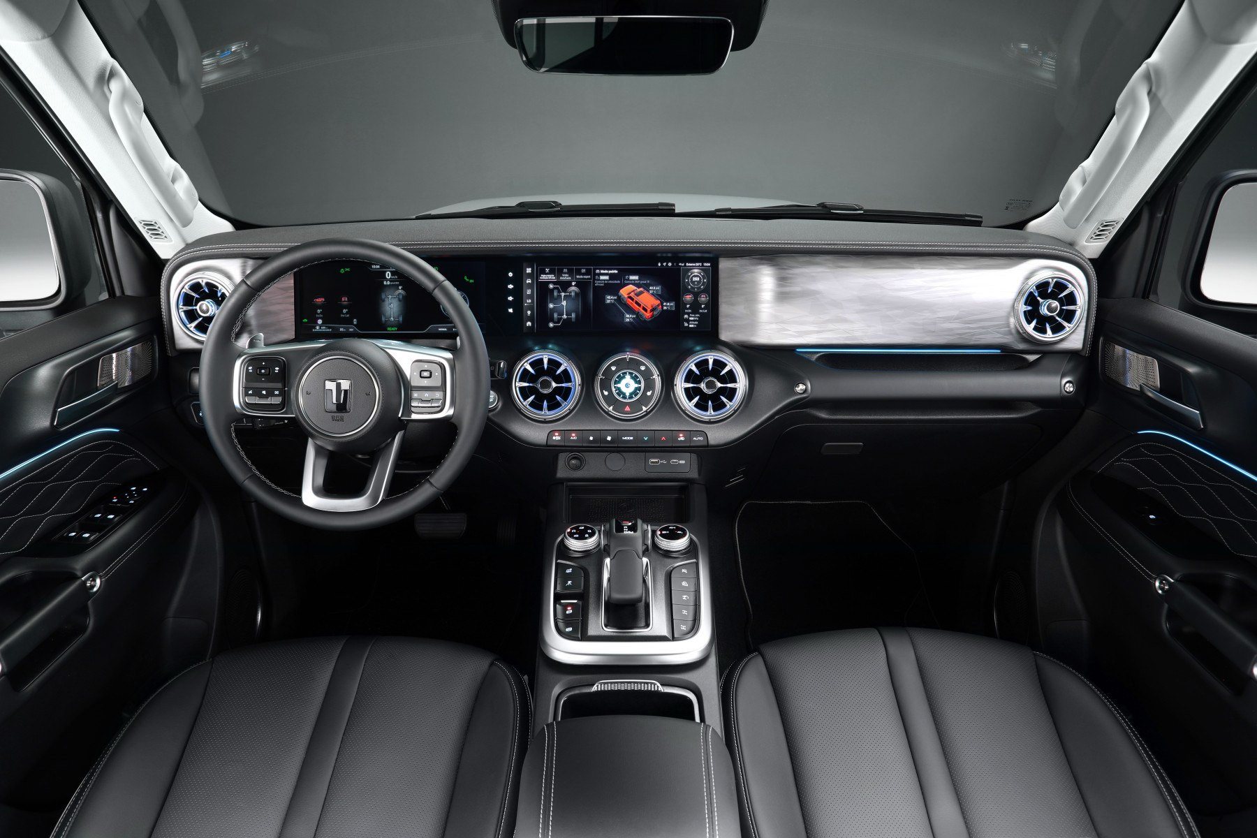 Interior do SUV GWM Tank 300