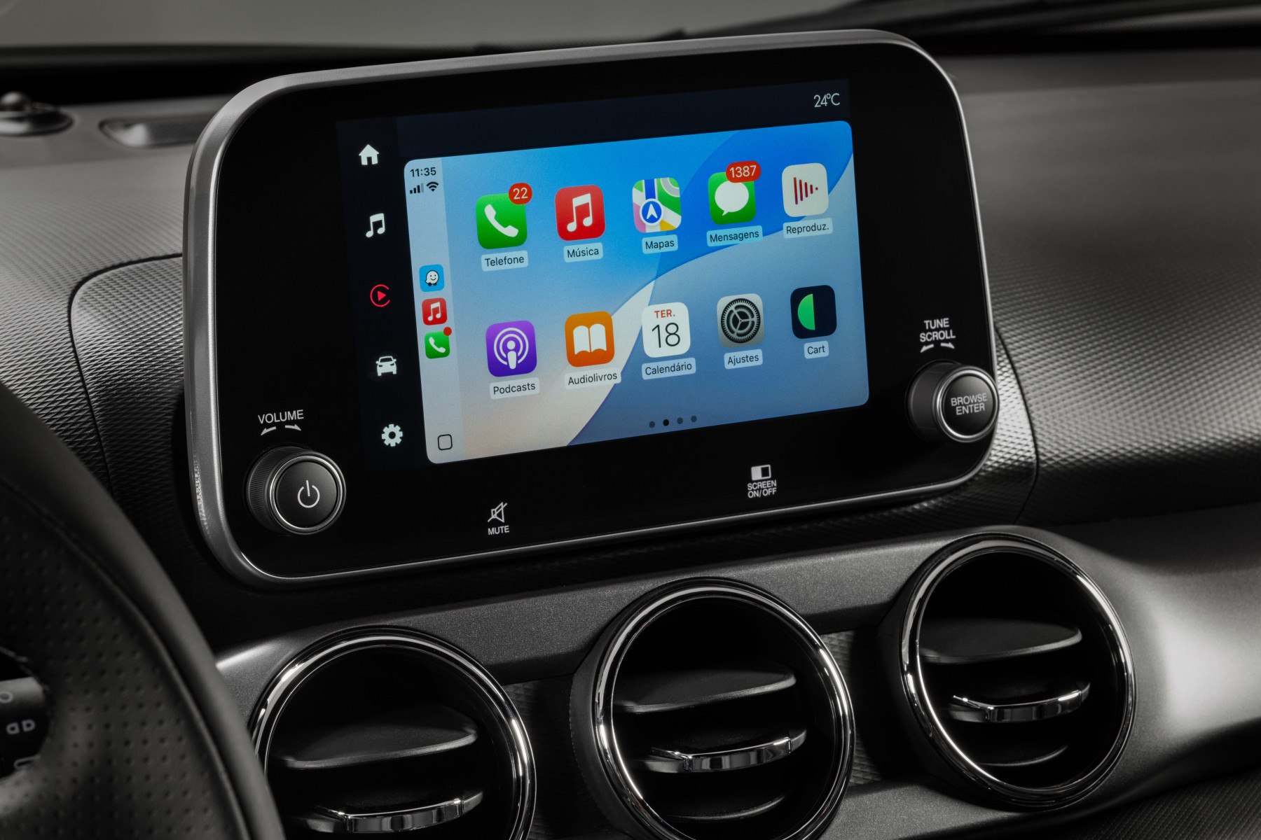 Interior do Fiat Argo 2026 Trekking