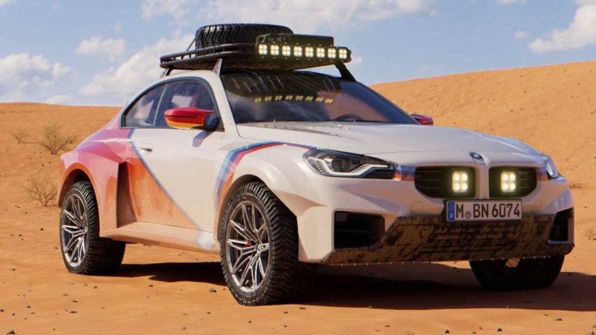 BMW M2 Dakar é criação especial do dia da mentira, mas bem que poderia se tornar realidade