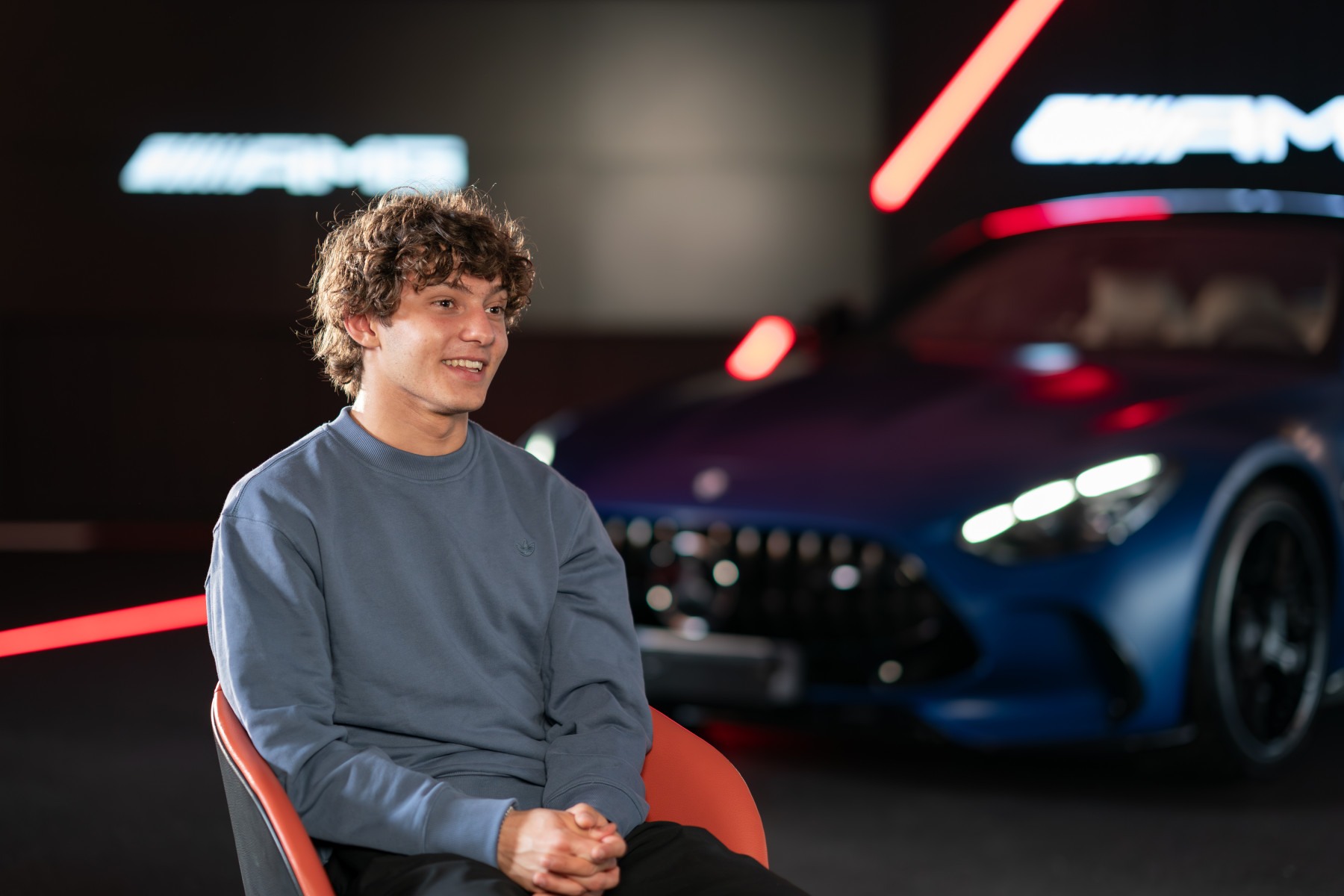 Kimi Antonelli e seu novo Mercedes-AMG GT 63
