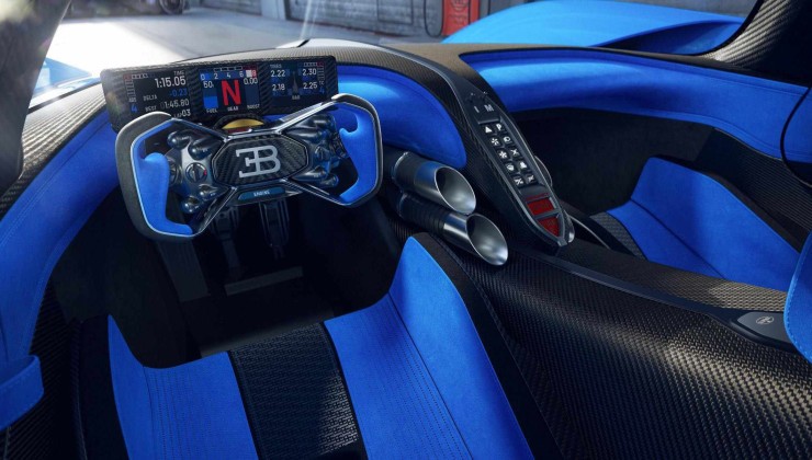 Interior do Bugatti Bolide