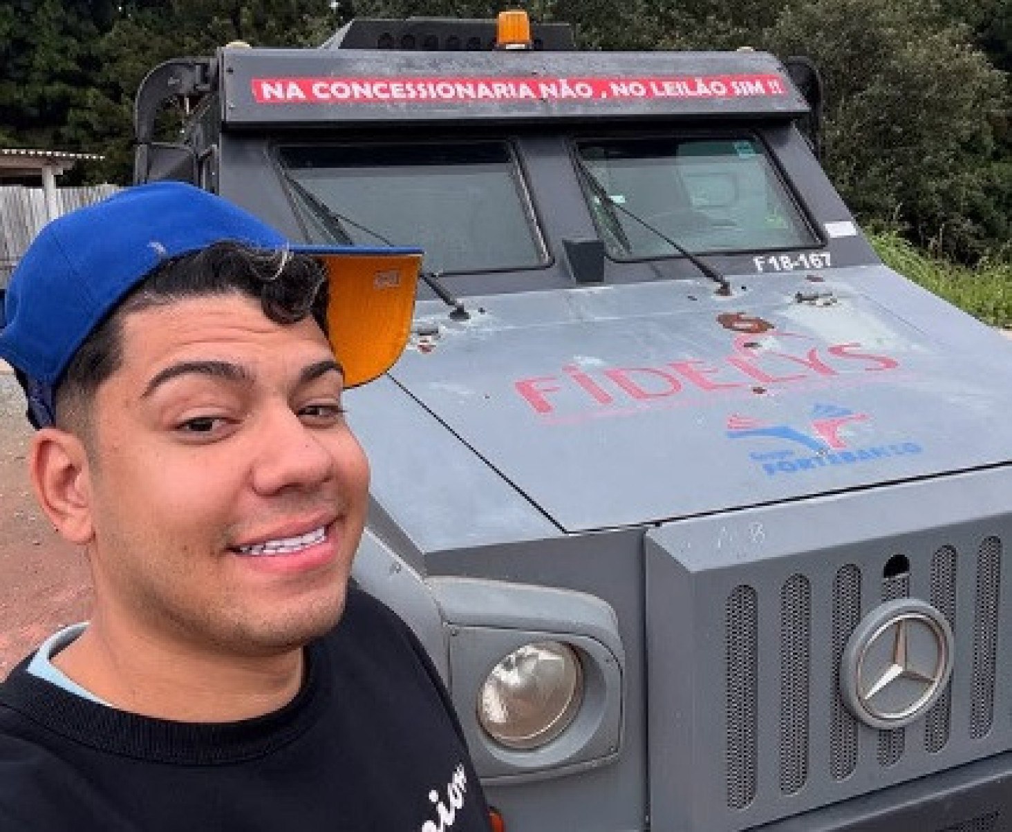 Influencer revende carro-forte após problema com a PF e ainda lucra R$ 40 mil