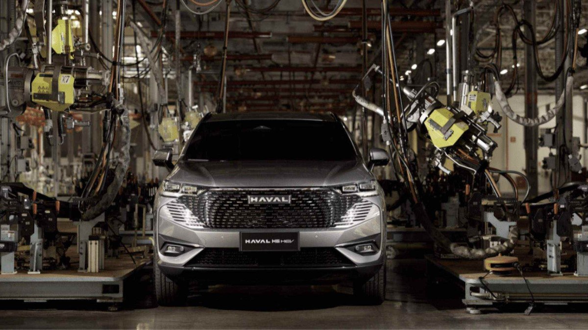GWM Haval H6 na fábrica 