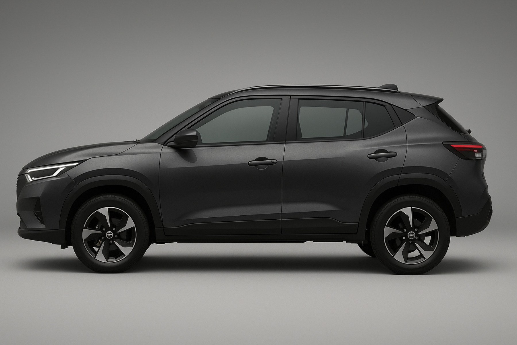 Projeção do Nissan Kait, que irá utilizar plataforma Nissan V, a mesma do Kicks
