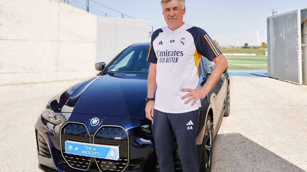 BMW i4 de Carlo Ancelotti