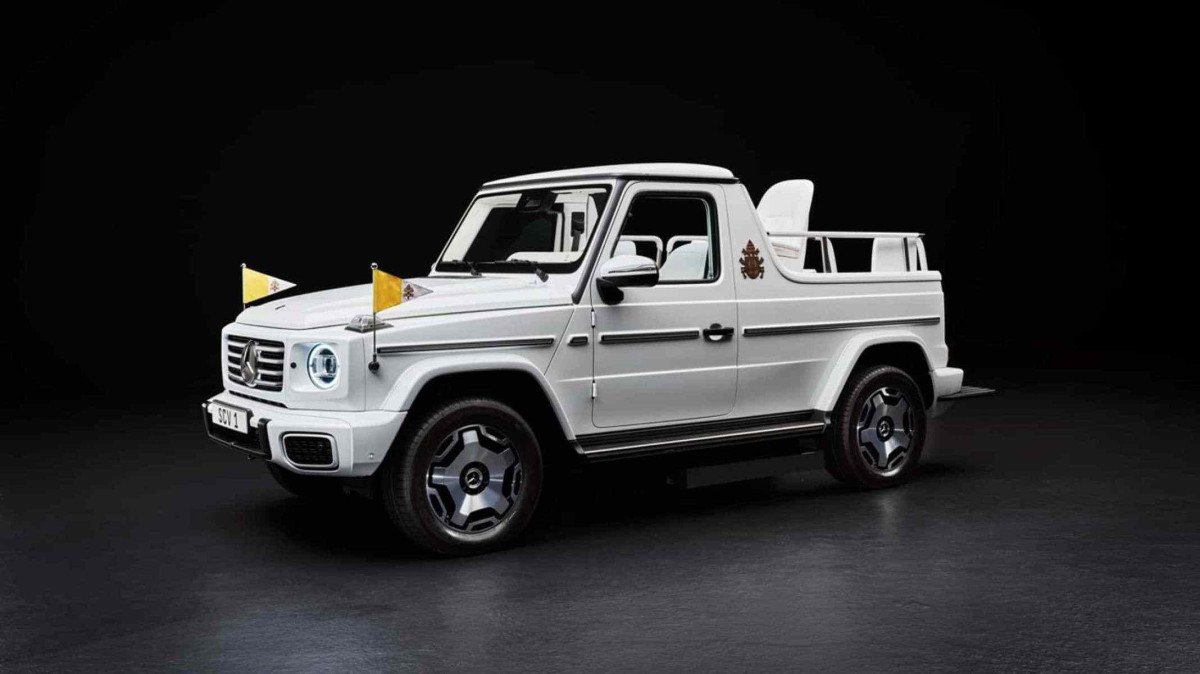 Papamóvel Mercedes-Benz Classe G elétrico