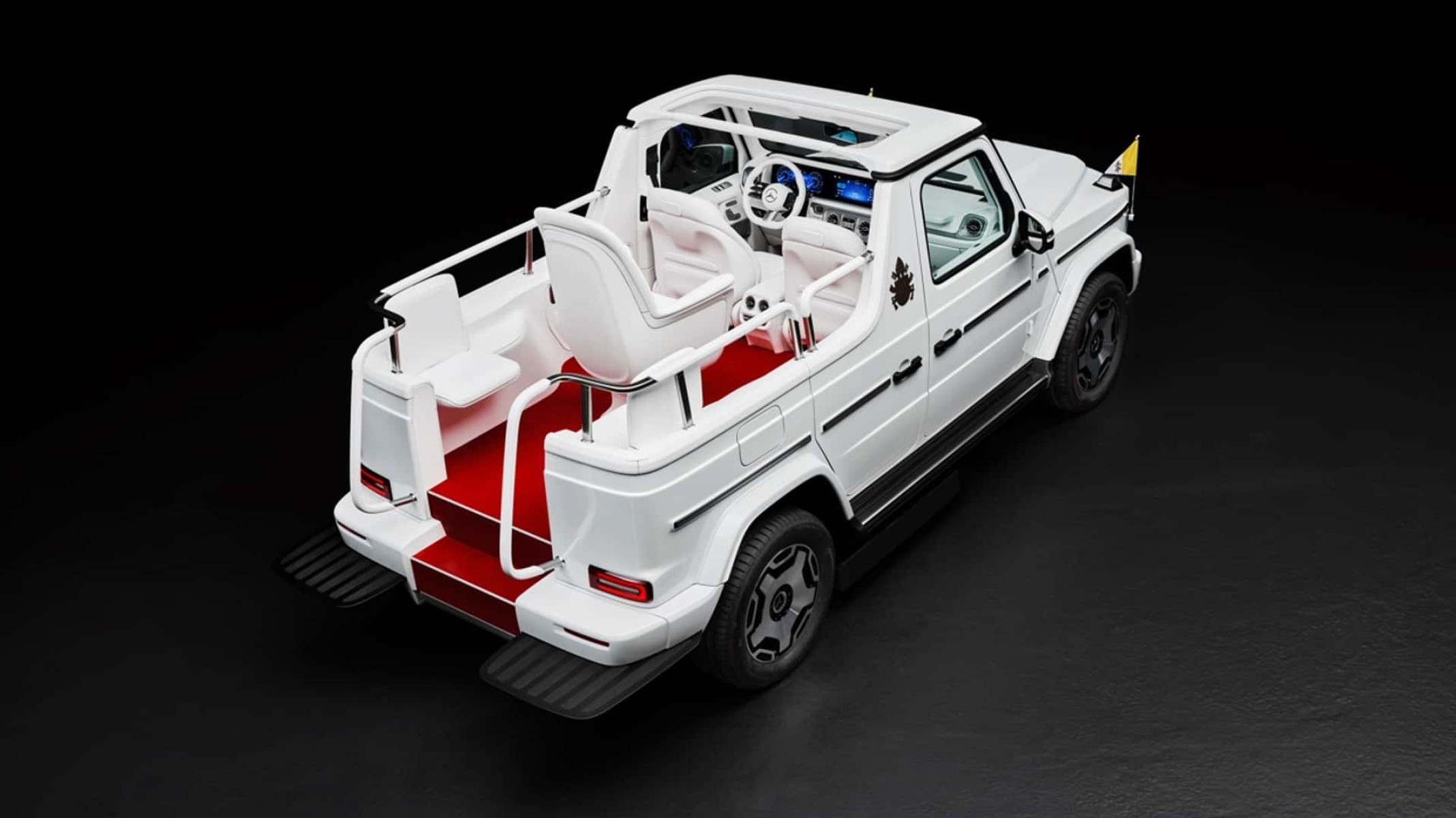 Papamóvel Mercedes-Benz Classe G elétrico