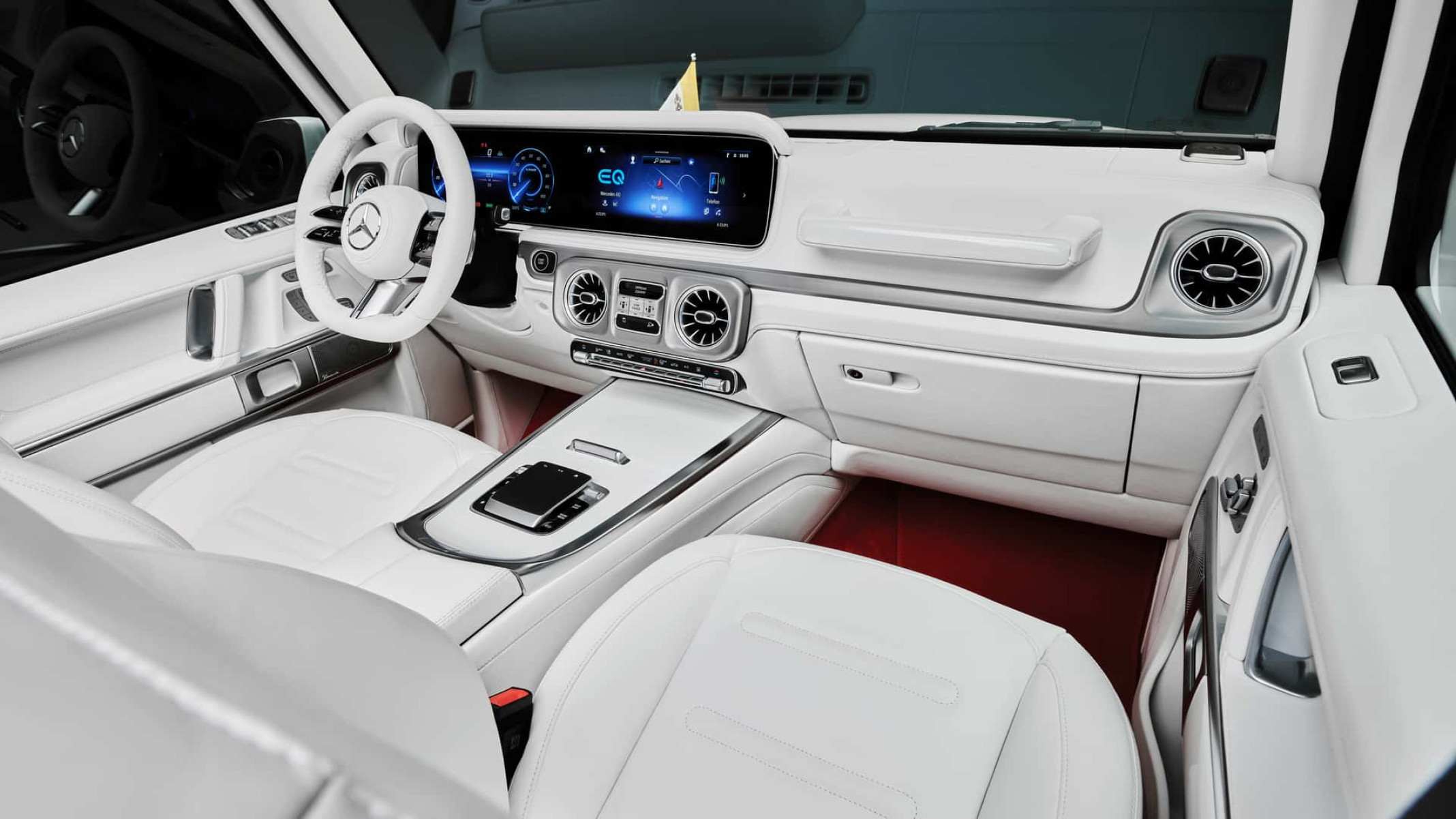Papamóvel Mercedes-Benz Classe G elétrico