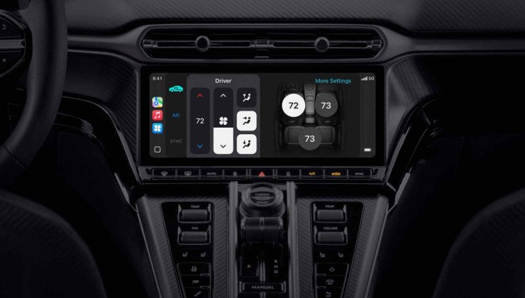 Ar-condicionado e ventilação também será controlado pela interface da Apple