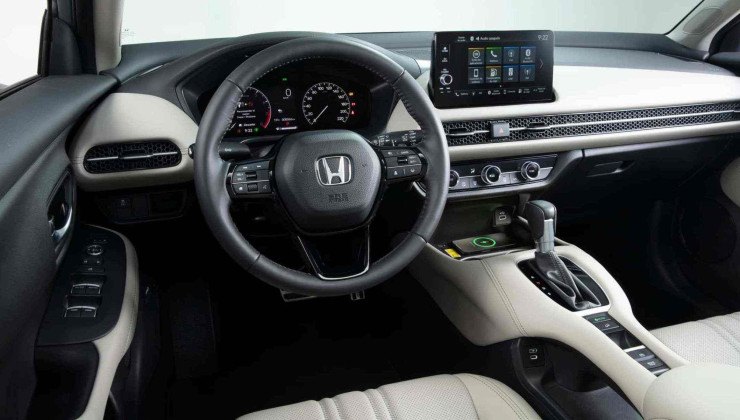 O Interior do ZR-V segue o padrão dos modelos da Honda