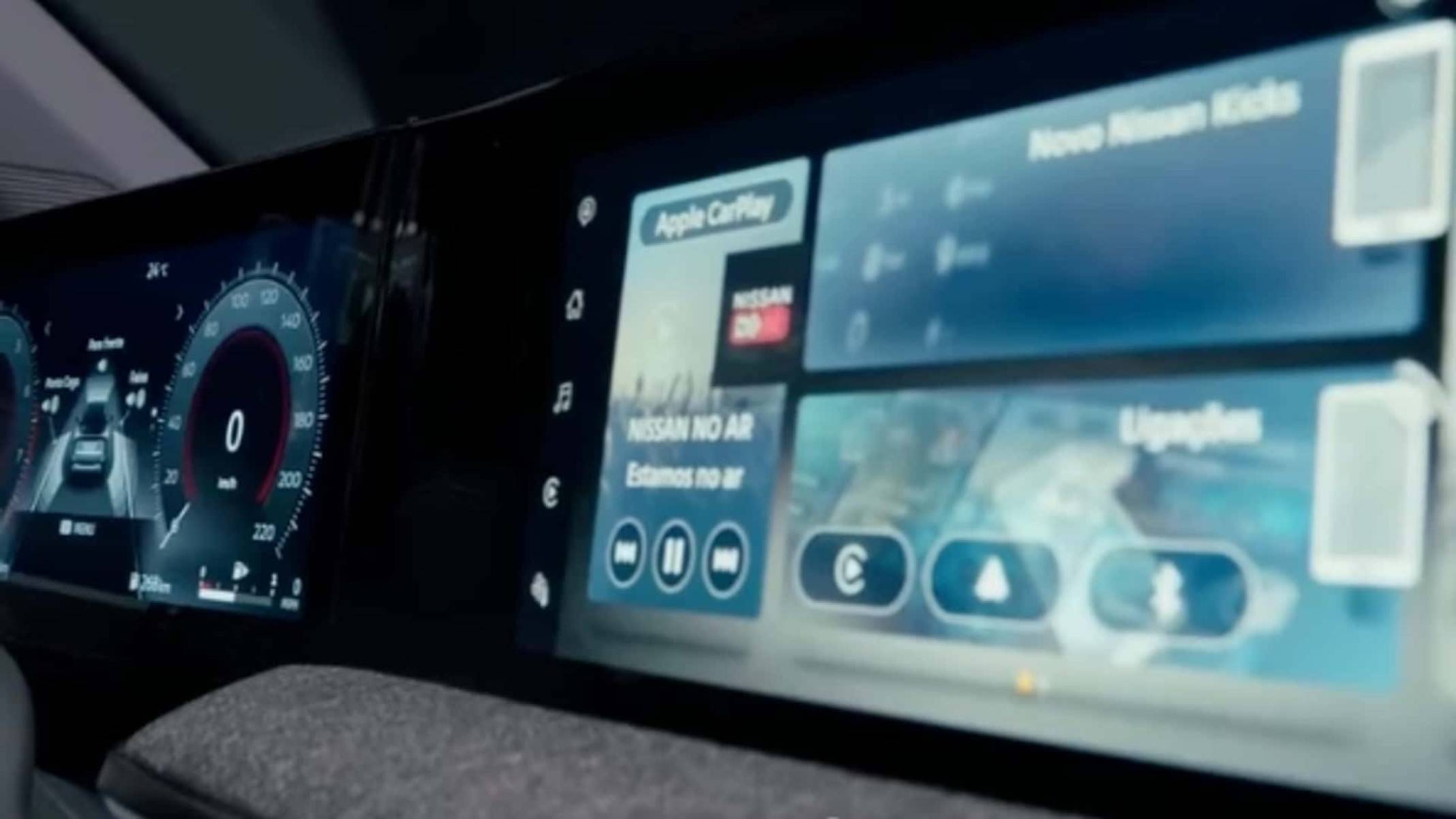 Nissan mostra interior do novo Kicks