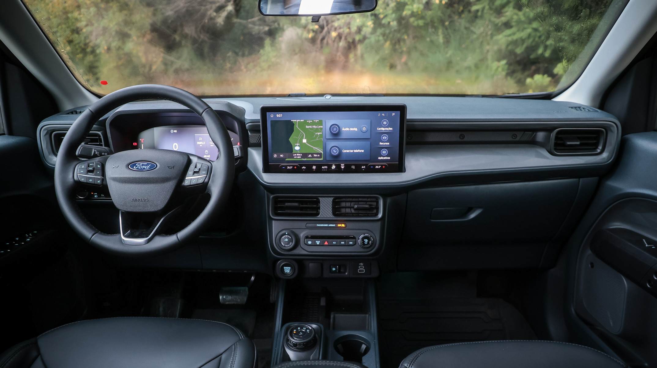 Painel da Ford Maverick Lariat Black 