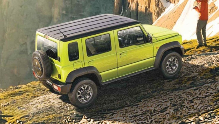 Suzuki Jimny de 4 portas possui um entre-eixos de 2,59m