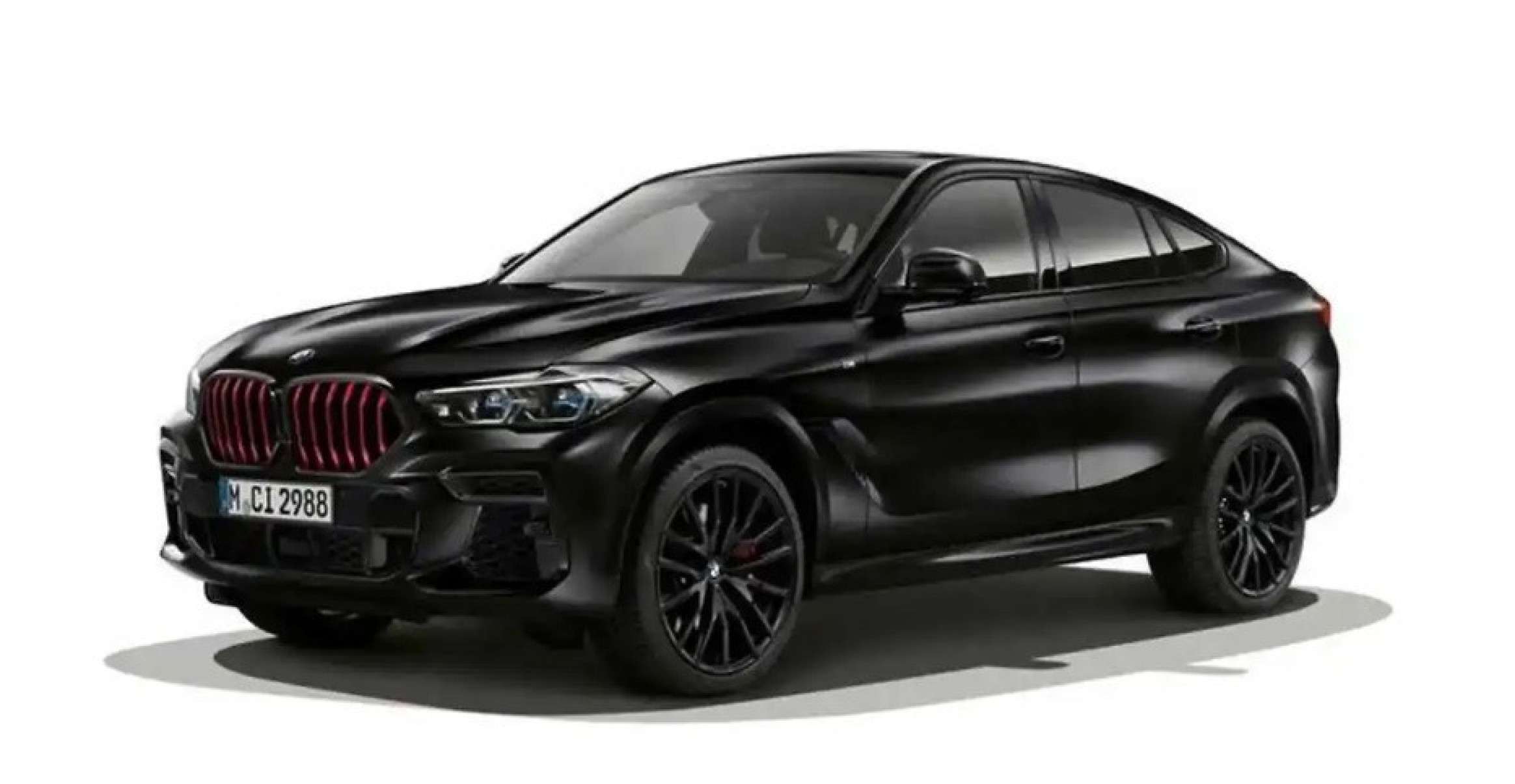 BMW X6 Vermillion Black de frente