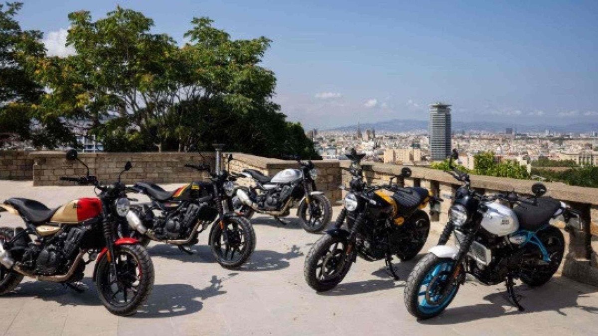Royal Enfield Guerrilla 450 será vendida em quatro cores
