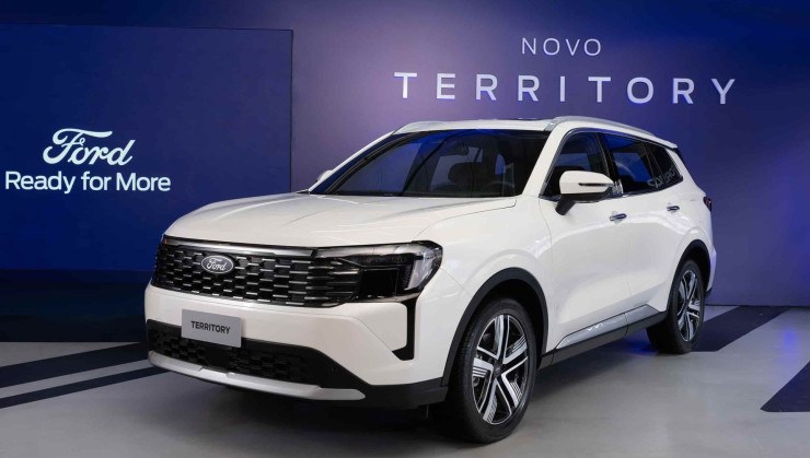 Ford Territory 2026 conta com novo visual para se manter em alta no mercado -  (crédito: Divulgação)
