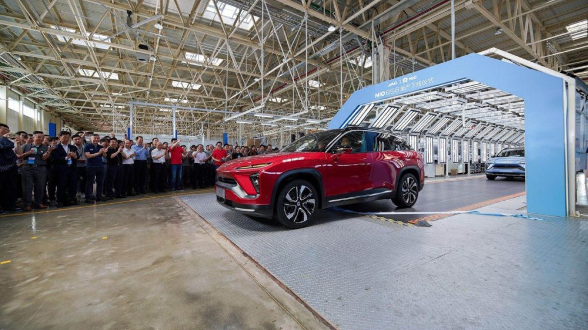 NIO conta com elevado índice de automação em sua fábrica e permite visitas