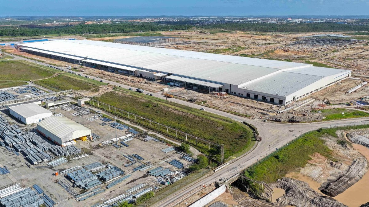 Planta da BYD em Cama&ccedil;ari (BA)