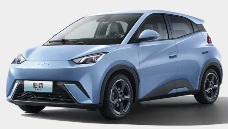 A nova cor do Dolphin Mini já foi lançada na China -  (crédito: BYD/Divulgação)