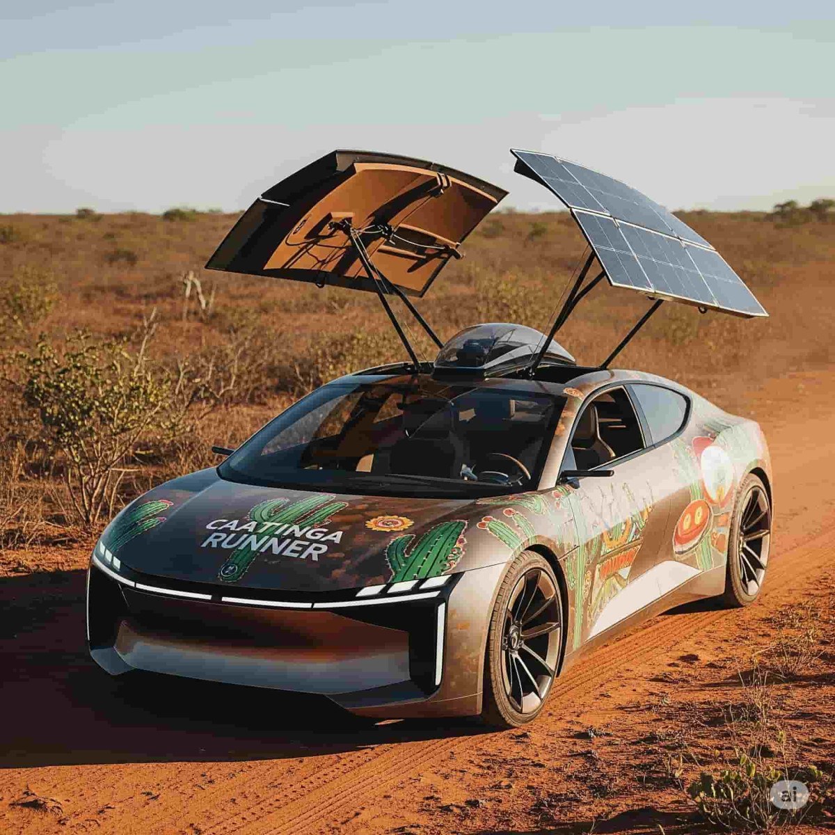 Criado pela Gemini, o Caatinga Runner é um carro com ar-condicionado atmosférico que extrai água potável do ar seco.
