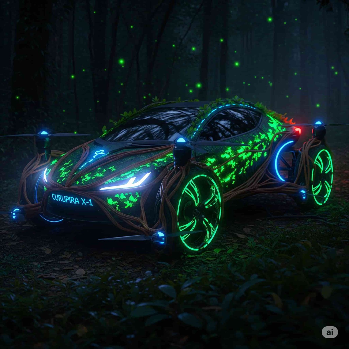 5 carros futuristas inspirados no Brasil e criados pela IA