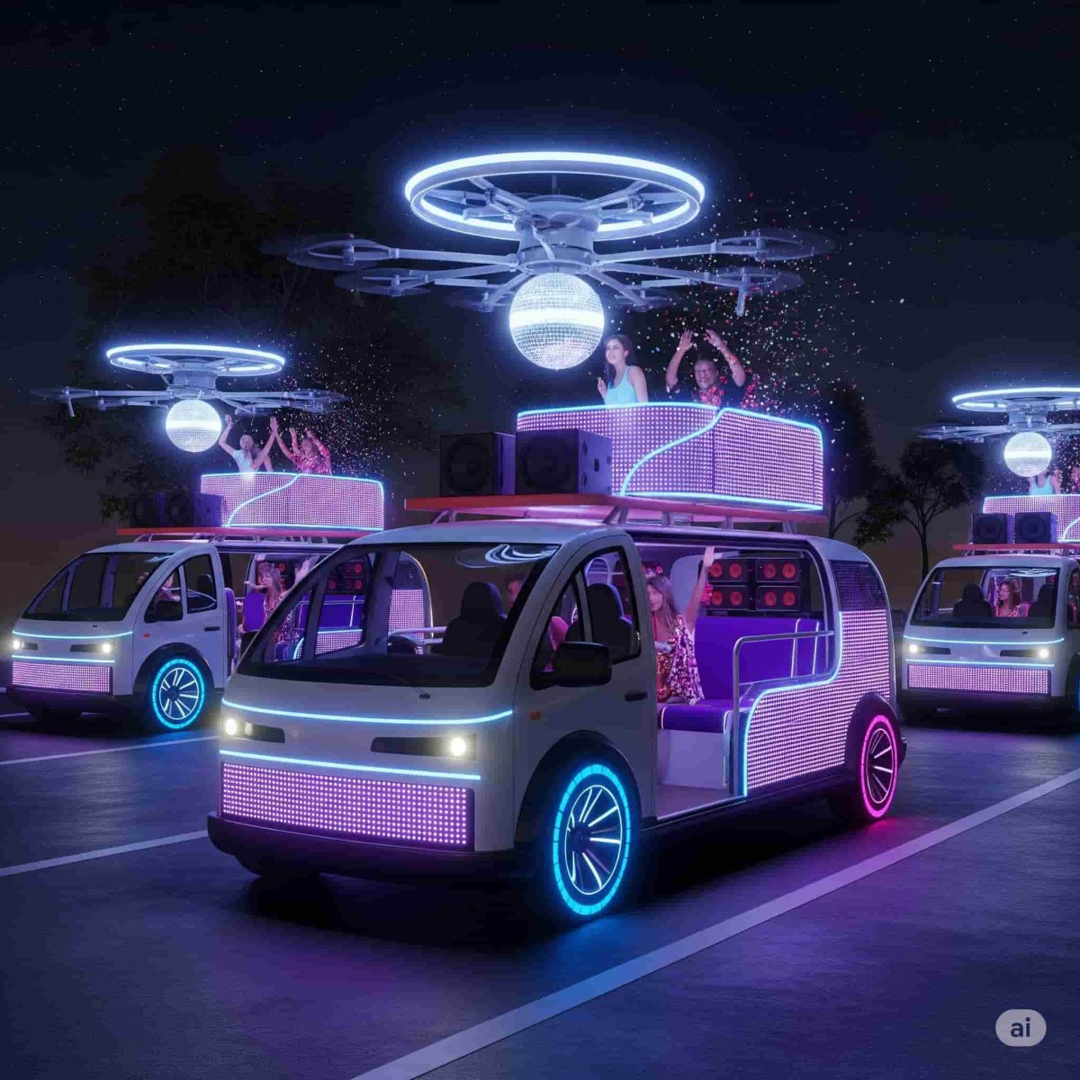 Criado pela Geimini, o Sambatrack 5000 – O Carnaval Sobre Rodas é um carro que vira trio elétrico, pista de dança e sistema de som 360° flutuante com drones integrados.