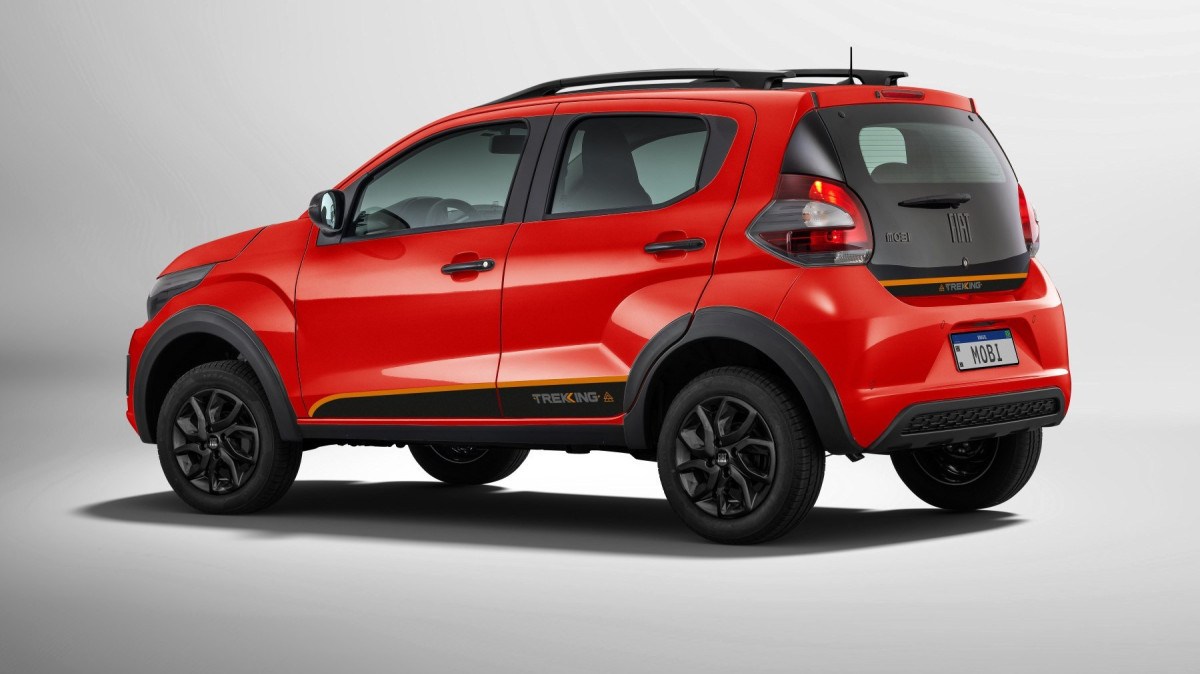Fiat Mobi Trekking 2026 é a versão mais aventureira do hatch