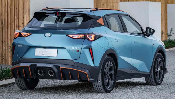 Traseira com tra&ccedil;os modernos do GAC GS3