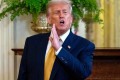 Citando Bolsonaro, Trump oficializa taxação de 50% para produtos do Brasil - ANDREW CABALLERO-REYNOLDS/AFP