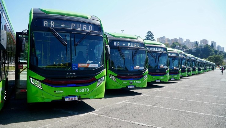 A cidade de São Paulo recebeu mais 120 ônibus elétricos -  (crédito: Reprodução/Prefeitura de São Paulo)