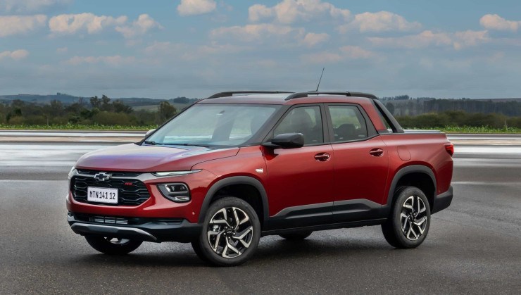 Chevrolet Montana RS 2026 traz novas rodas com detalhes diamantados  -  (crédito: Divulgação/Chevrolet)
