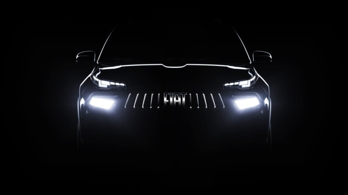 Teaser da nova Fiat Toro 2026