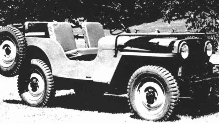 Jeep CJ-2A foi o primeiro modelo civil da marca norte-americana -  (crédito: Divulgação/Jeep)