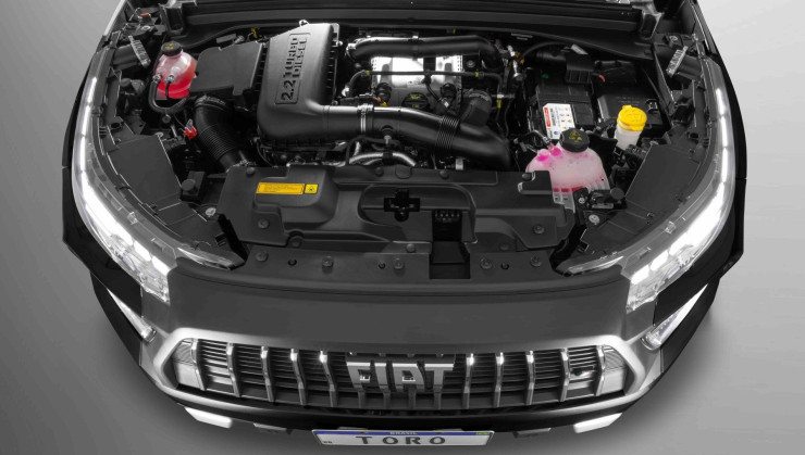 Motor 2.2 turbodiesel de 200 cv da Fiat Toro 2026