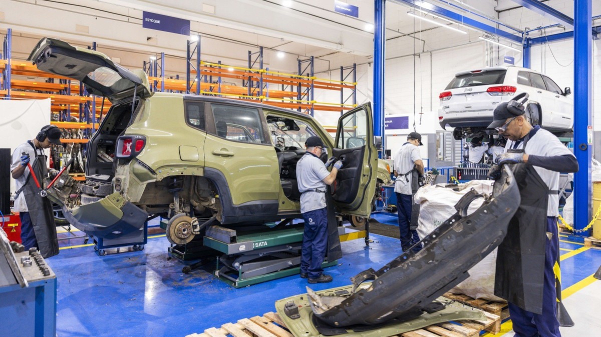 Stellantis diz ter investido R$ 13 milhões no centro de desmontagem