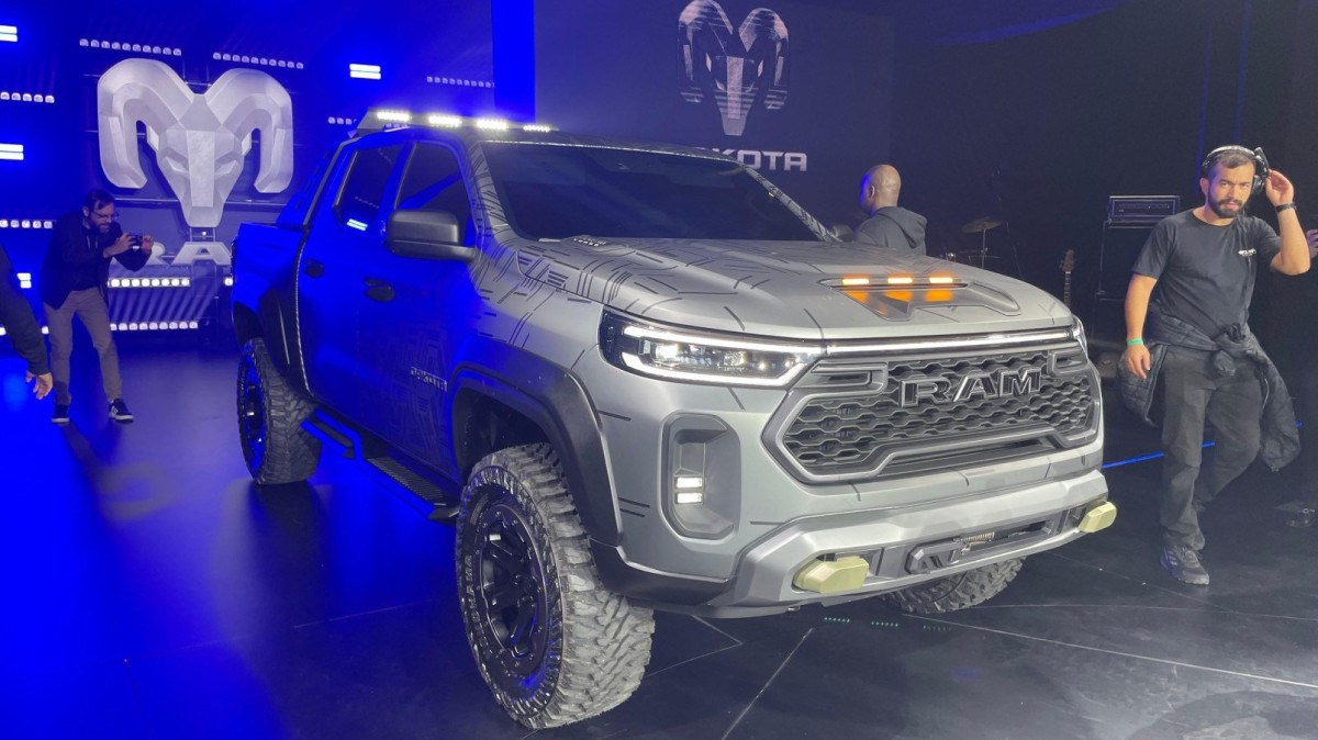 Ram Dakota recebeu uma pintura exclusiva