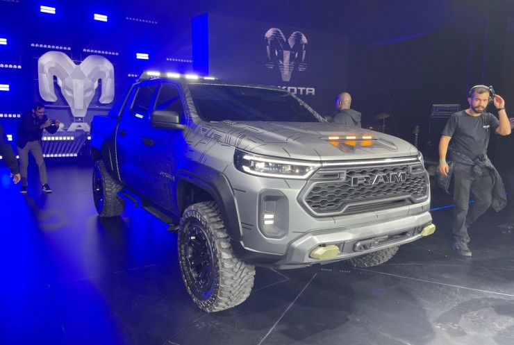 Ram Dakota recebeu uma pintura exclusiva