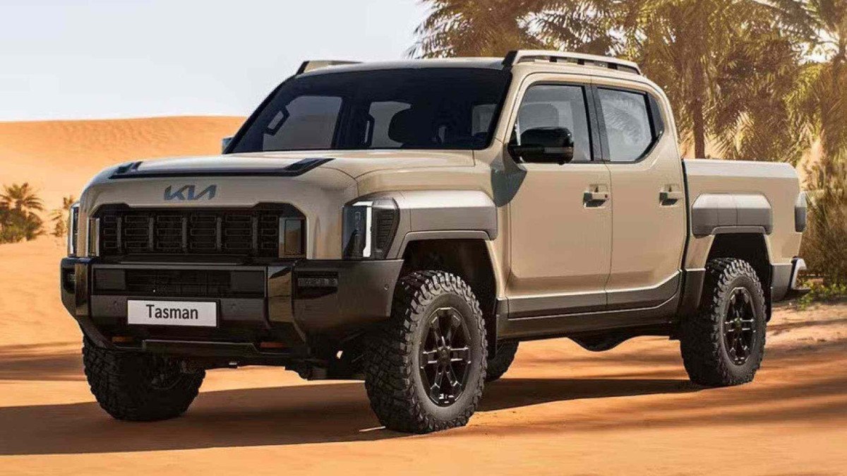Kia Tasman é a primeira picape média da montadora sul-coreana