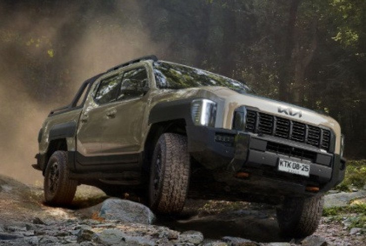 Kia Tasman é a primeira picape média da montadora sul-coreana