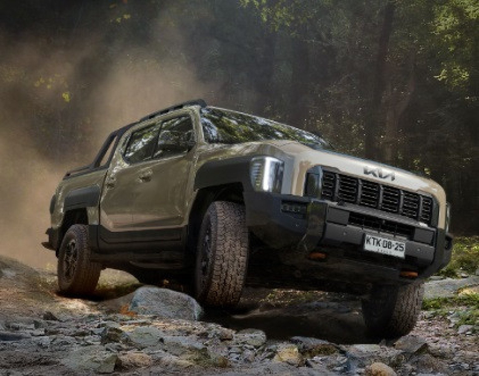 Kia Tasman é a primeira picape média da montadora sul-coreana