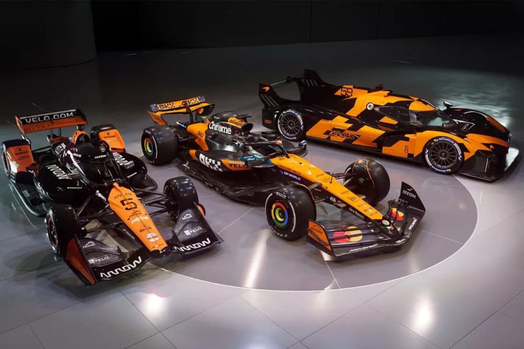 McLaren irá leiloar carros de corrida da Fórmula 1, Indy e WEC
