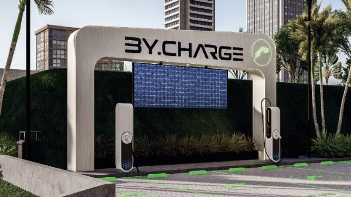 Estação de recarga da BY Charge